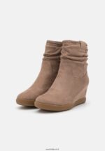 femmes botte d'hiver bottines compensées taupe 006BT2063 Anna Field - Image 3