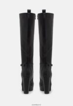 femmes bottes à lacets noires 006BT2223 Anna Field - Image 4