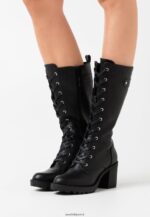 femmes bottes à plateforme noir 006BT2220 Anna Field