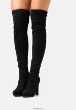 femmes bottes à plateforme noir 006BT2241 Anna Field