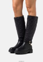 femmes bottes à plateforme noir 006BT2249 Anna Field