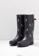 femmes bottes en caoutchouc bleu foncé 006BT2265 Anna Field - Image 5