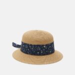 femmes chapeau beige/bleu foncé 006BT2721 Anna Field