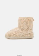 femmes chaussons en fil métallisé doré 006BT2277 Anna Field - Image 2