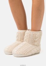 femmes chaussons en fil métallisé doré 006BT2277 Anna Field
