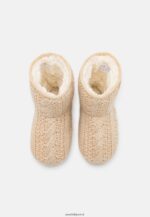 femmes chaussons en fil métallisé doré 006BT2277 Anna Field - Image 6