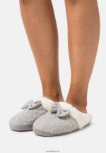 femmes chaussons gris clair 006BT2275 Anna Field