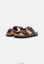 femmes chaussons marron foncé 006BT1876 Anna Field - Image 3