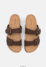 femmes chaussons marron foncé 006BT1876 Anna Field - Image 5