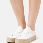 femmes chaussures à lacets décontractées blanches 006BT1845 Anna Field
