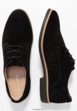 femmes chaussures à lacets en cuir noir 006BT1854 Anna Field - Image 4