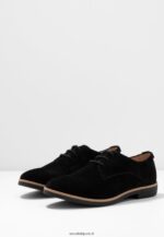 femmes chaussures à lacets en cuir noir 006BT1854 Anna Field - Image 5