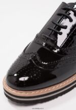 femmes chaussures à lacets noires 006BT1850 Anna Field - Image 7