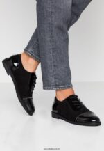 femmes chaussures à lacets noires 006BT1851 Anna Field