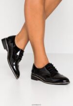 femmes chaussures à lacets noires 006BT1852 Anna Field