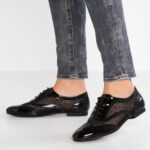 femmes chaussures à lacets noires 006BT1853 Anna Field