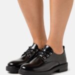 femmes chaussures à lacets noires 006BT1855 Anna Field