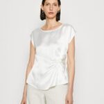 femmes chemisier blanc cassé 006BT689 Anna Field