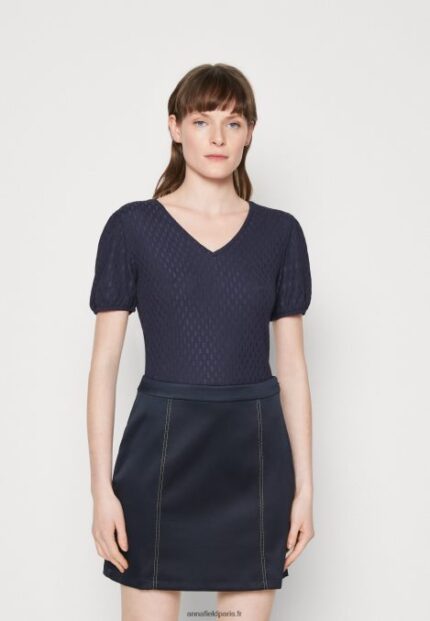 femmes chemisier bleu foncé 006BT356 Anna Field