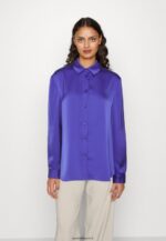 femmes chemisier boutonné bleu foncé 006BT674 Anna Field