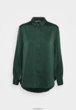 femmes chemisier boutonné vert 006BT670 Anna Field