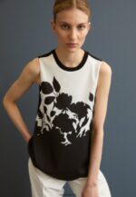 femmes chemisier noir/blanc 006BT504 Anna Field
