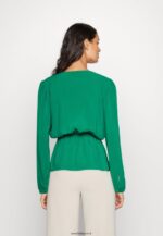 femmes chemisier péplum vert 006BT692 Anna Field - Image 3
