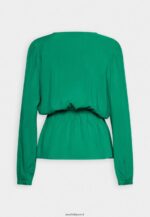 femmes chemisier péplum vert 006BT692 Anna Field - Image 6