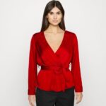 femmes chemisier rouge 006BT682 Anna Field
