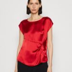 femmes chemisier rouge 006BT683 Anna Field