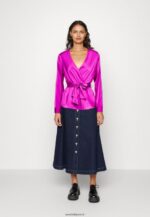 femmes chemisier violet 006BT694 Anna Field - Image 2