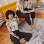 femmes chino noir 006BT597 Anna Field