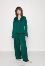 femmes coffret cadeau ensemble pyjama pyjama vert 006BT1064 Anna Field