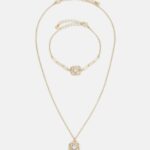 femmes collier serti doré 006BT2657 Anna Field