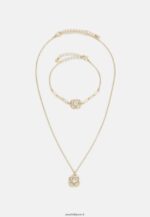 femmes collier serti doré 006BT2657 Anna Field