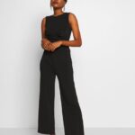 femmes combinaison noire 006BT863 Anna Field
