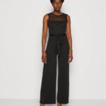 femmes combinaison noire 006BT902 Anna Field