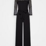 femmes combinaison noire 006BT907 Anna Field