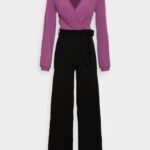 femmes combinaison violet/noir 006BT887 Anna Field