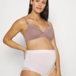 femmes coquelicot soutien-gorge d'allaitement 2pp soutien-gorge triangle rose/blanc 006BT918 Anna Field