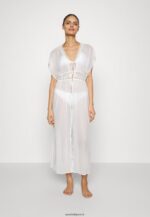 femmes couverture brodée 802 noir accessoire de plage 001 blanc 006BT741 Anna Field