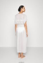 femmes couverture brodée 802 noir accessoire de plage 001 blanc 006BT741 Anna Field - Image 3
