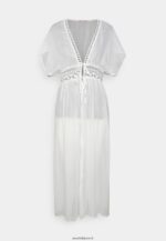 femmes couverture brodée 802 noir accessoire de plage 001 blanc 006BT741 Anna Field - Image 5