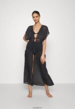 femmes couverture brodée 802 noir accessoire de plage 802 noir 006BT739 Anna Field - Image 2