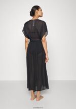 femmes couverture brodée 802 noir accessoire de plage 802 noir 006BT739 Anna Field - Image 3