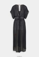 femmes couverture brodée 802 noir accessoire de plage 802 noir 006BT739 Anna Field - Image 4