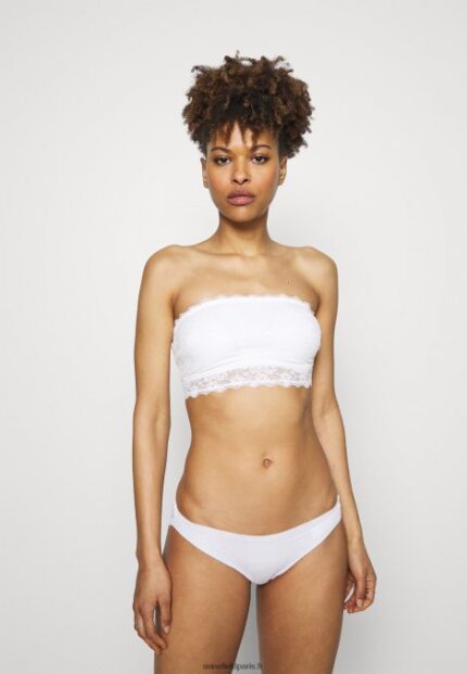 femmes Culotte brésilienne coton et dentelle 7pp rose/blanc/noir 006BT953 Anna Field