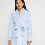 femmes dames en peluche peignoir robe de chambre bleu 006BT1094 Anna Field