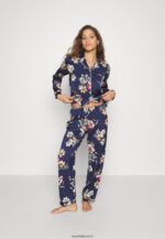 femmes ensemble pyjama bleu foncé 006BT1070 Anna Field - Image 2