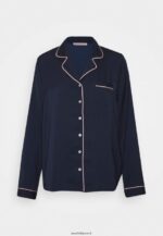 femmes ensemble pyjama bleu foncé 006BT1074 Anna Field - Image 2